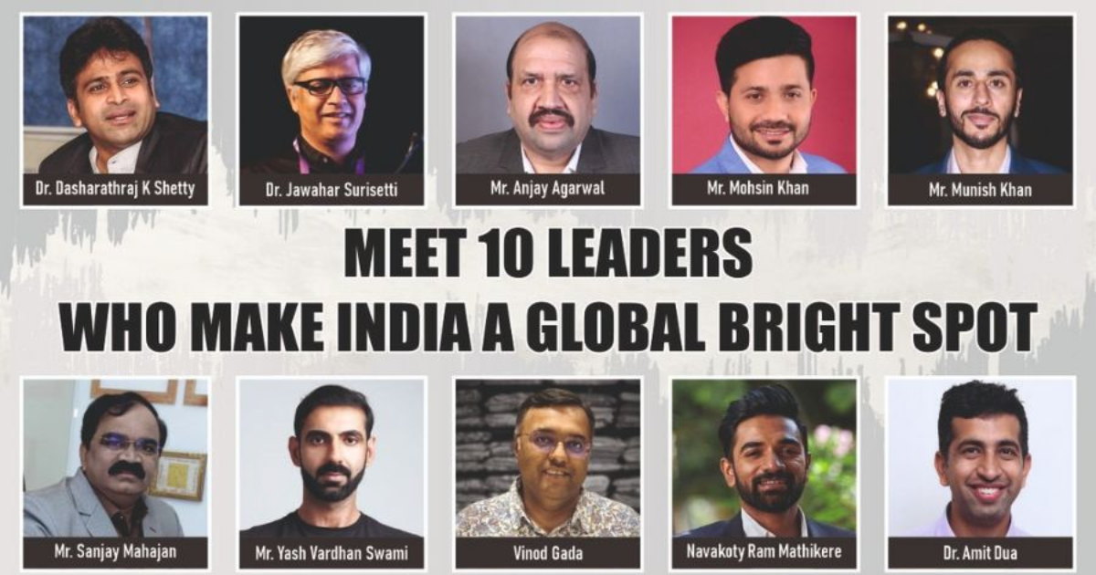 Meet 10 Leaders who make India a Global Bright Spot